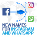 Facebook is changing the names of Instagram and WhatsApp