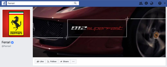 Ferrari Facebook