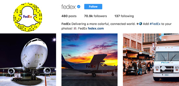 Fedex Instagram