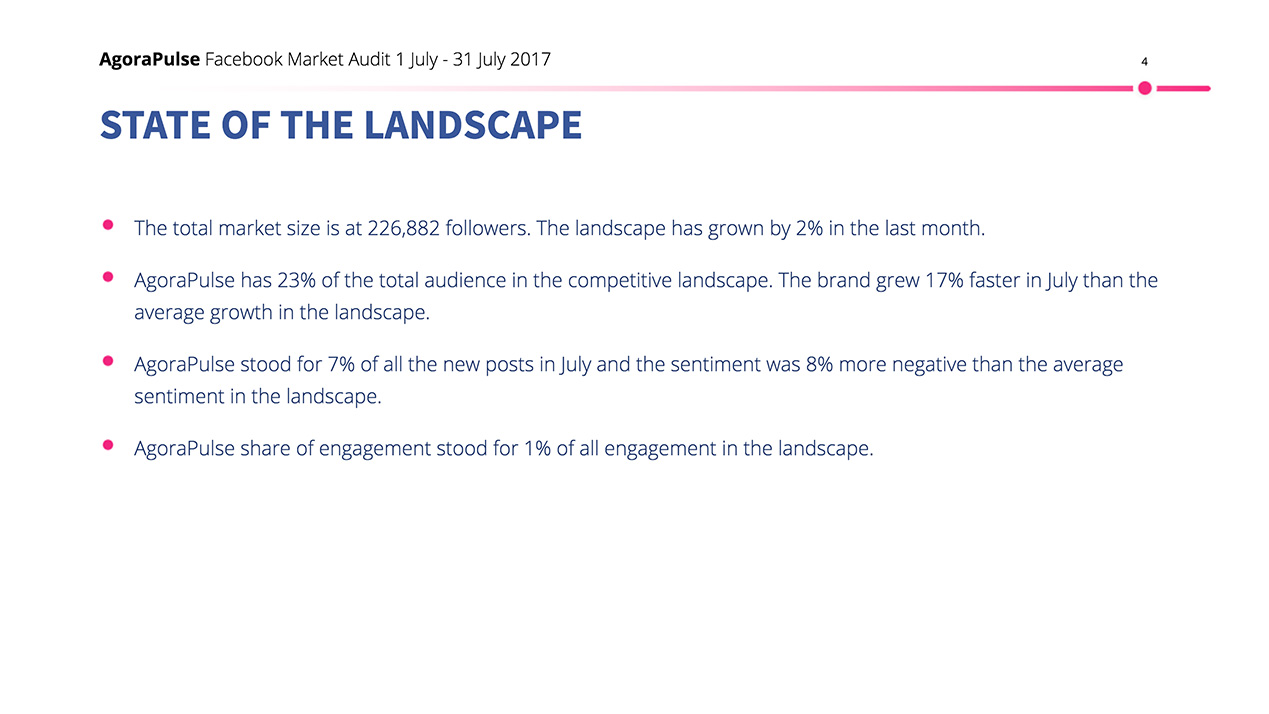 Market Audit State of the Landscape