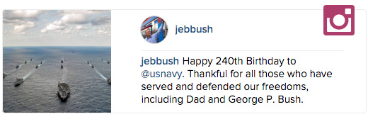 bush instagram